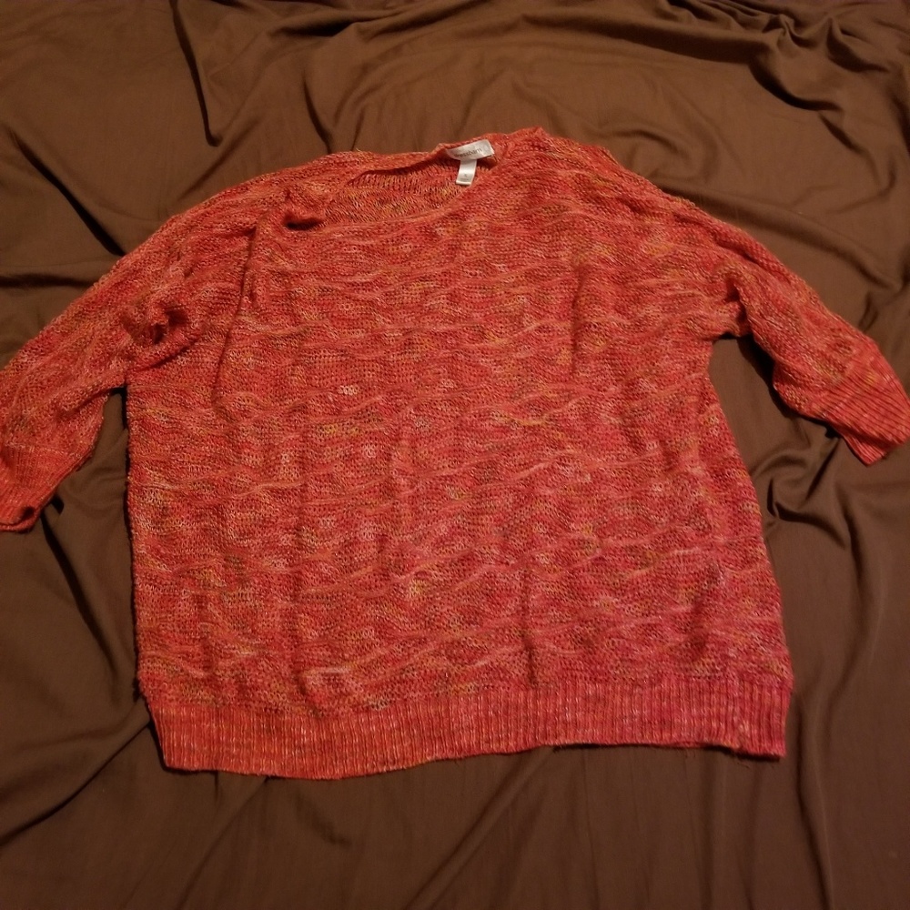Orange sweater